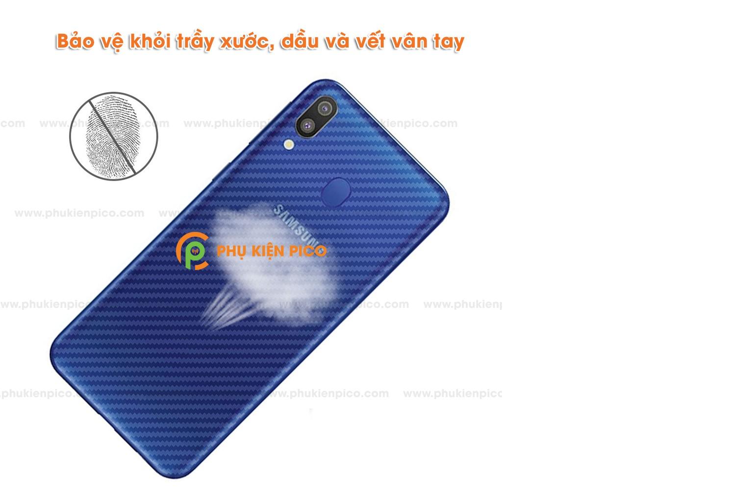 Bộ 3 tấm dán mặt sau lưng Carbon 3D Samsung Galaxy A30