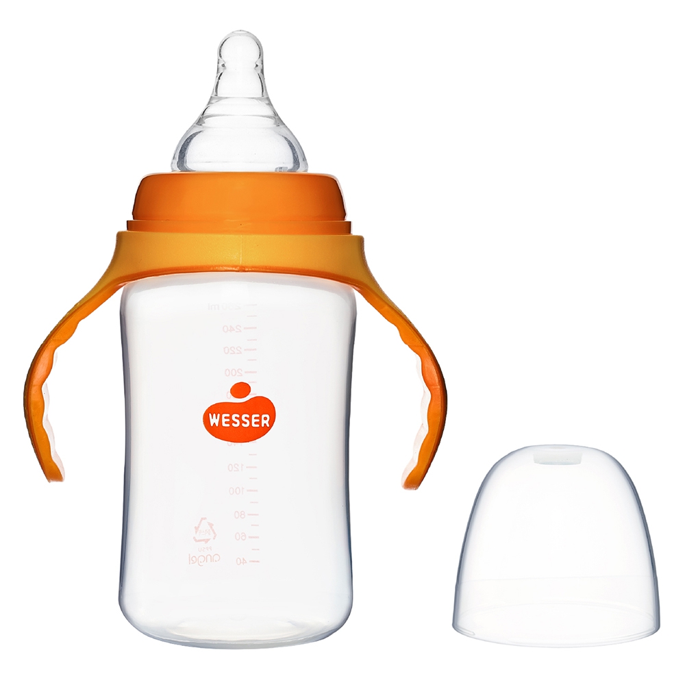 Bình sữa cổ rộng Wesser PP 260ml