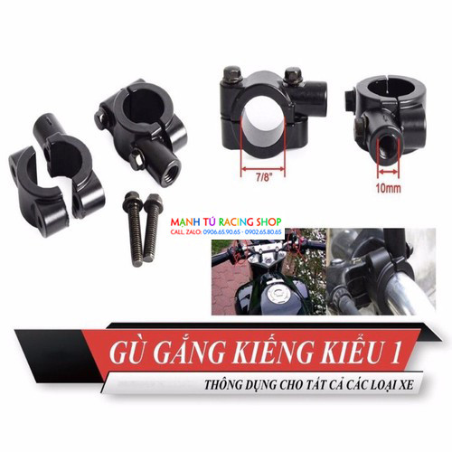 Cùm gắn kiếng hậu