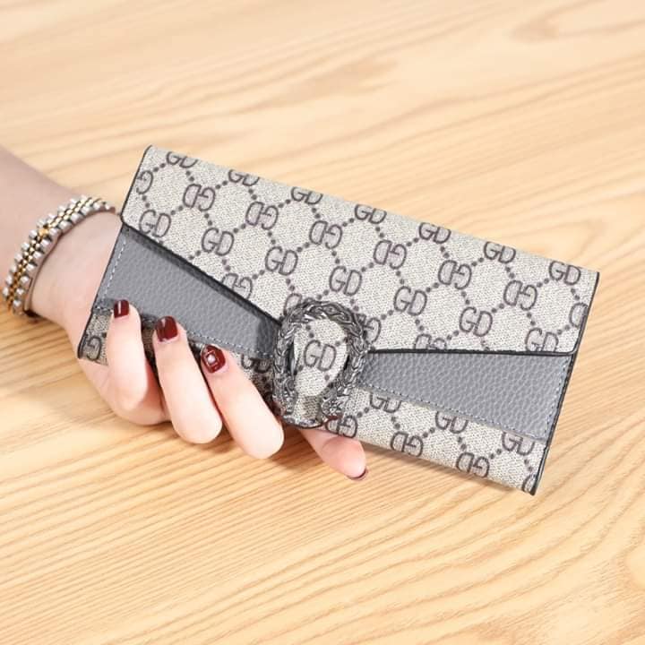 Unisex bee logo sequin long clutch wallet, GD Unisex men women clutch long wallets, unisex leather men women wallet, new pattern mens fashion wallet