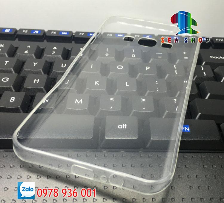 Ốp lưng Samsung Galaxy A8 2015 silicon trong suốt
