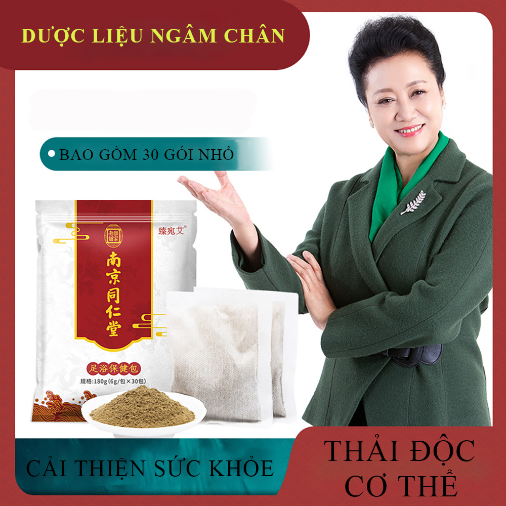 Thảo dược ngâm chân nguồn gốc thiên nhiên, tái tạo năng lượng, thải độc cơ thể, đả thông kinh mạch an toàn hiệu quả cho mọi người