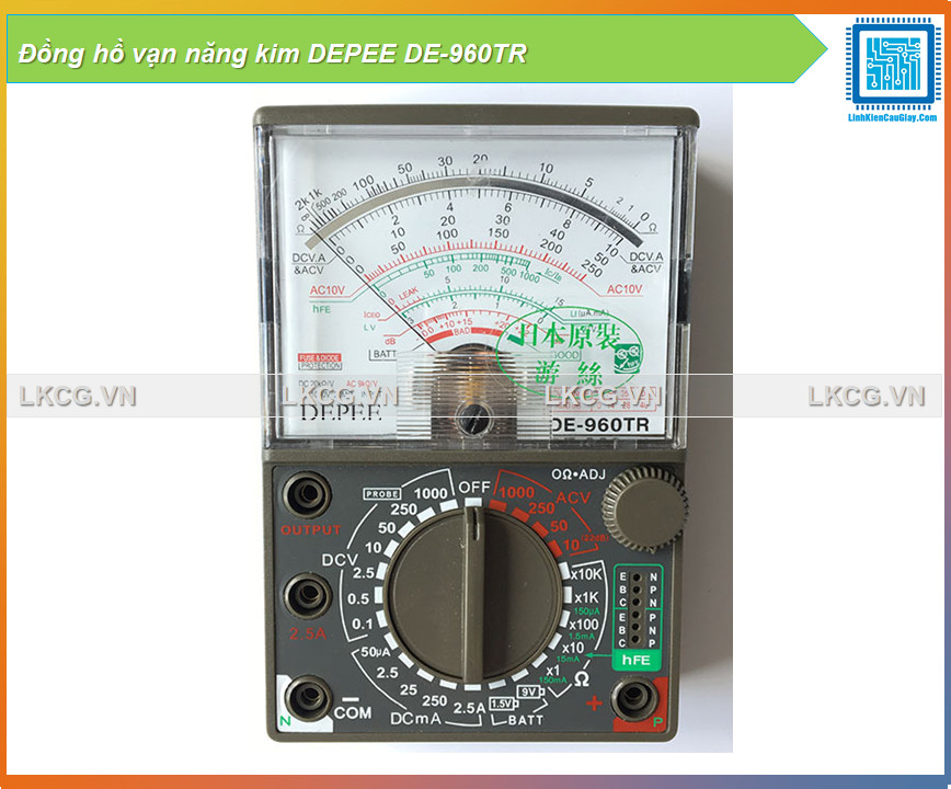 Đồng hồ vạn năng kim depee de-960tr hàng tốt
