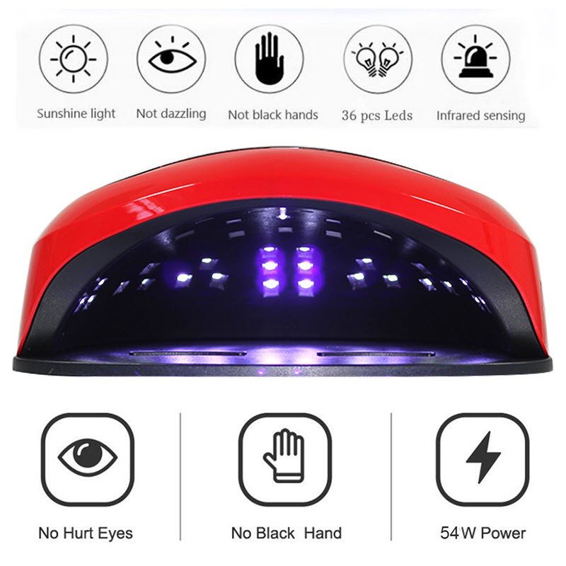 Máy hơ gel T2 72W dành cho nail