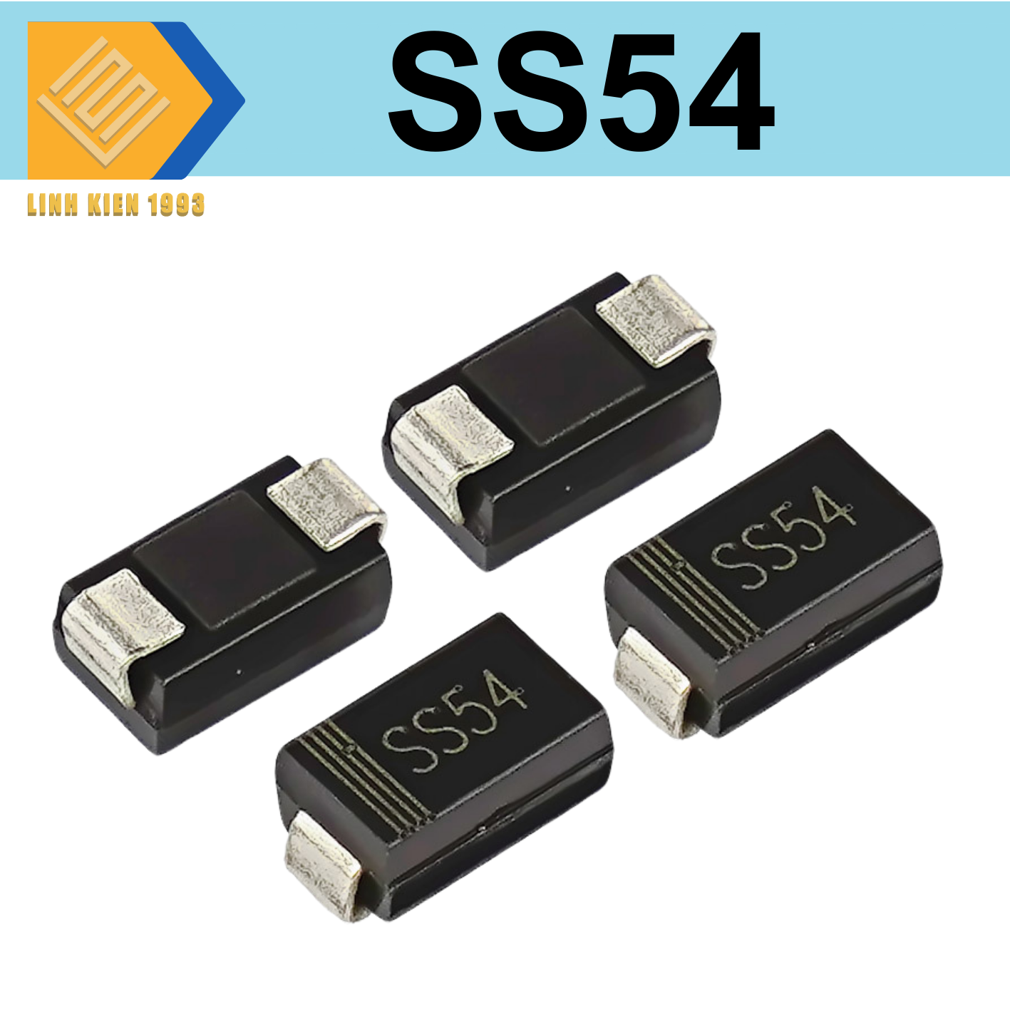 [ 10 CON ] SS54 SMA Diode Shotky 5A 40V