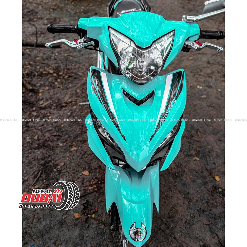 Tem Trùm Exciter 135 Xanh Lục Bảo