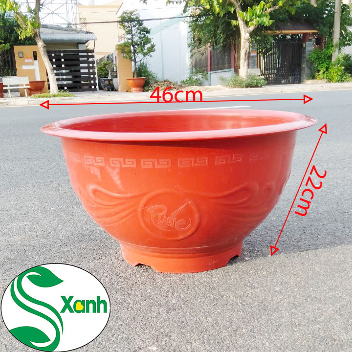 Chậu Trồng Cây T48 Đỏ