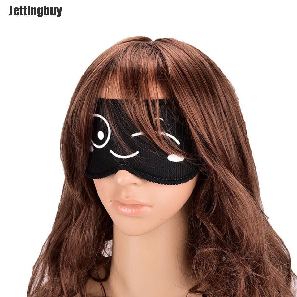 Jettingbuy Pure Silk Sleep Eye Mask Padded Shade Cover Travel Relax Aid Blindfold