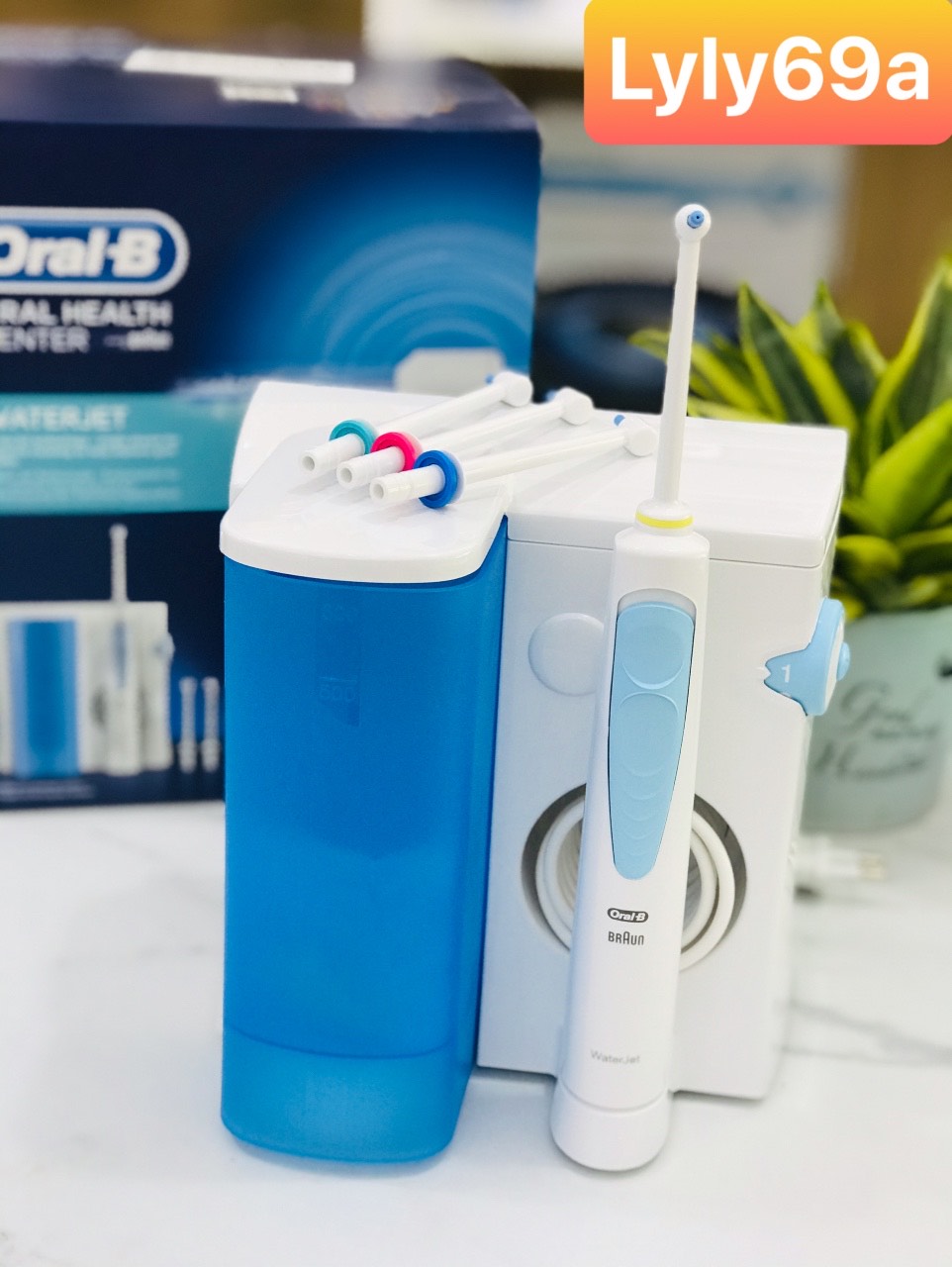 Máy tăm nước Oral-B WaterJet [ Nhập Đức 4 đầu tăm  bảo hành 12 tháng ]