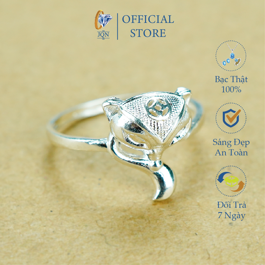 Nhẫn Hồ Ly May Mắn Tình Duyên JQN Nhẫn Bạc Ta N73