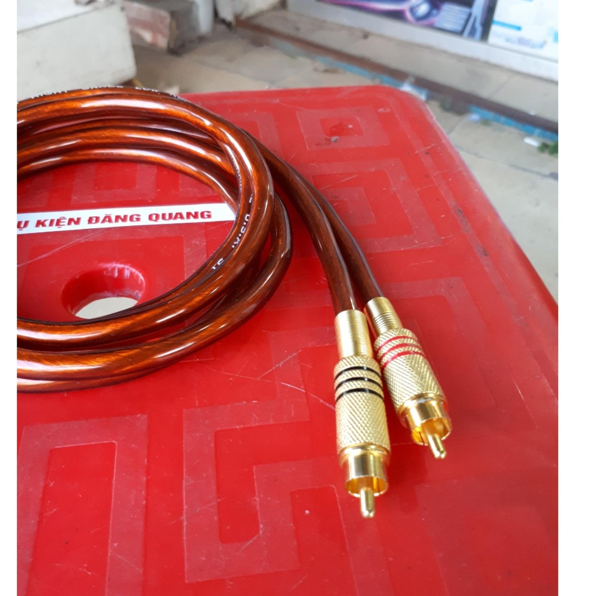 cặp jack canon Đực ra AV ( RCA ) dây usa dài 1m