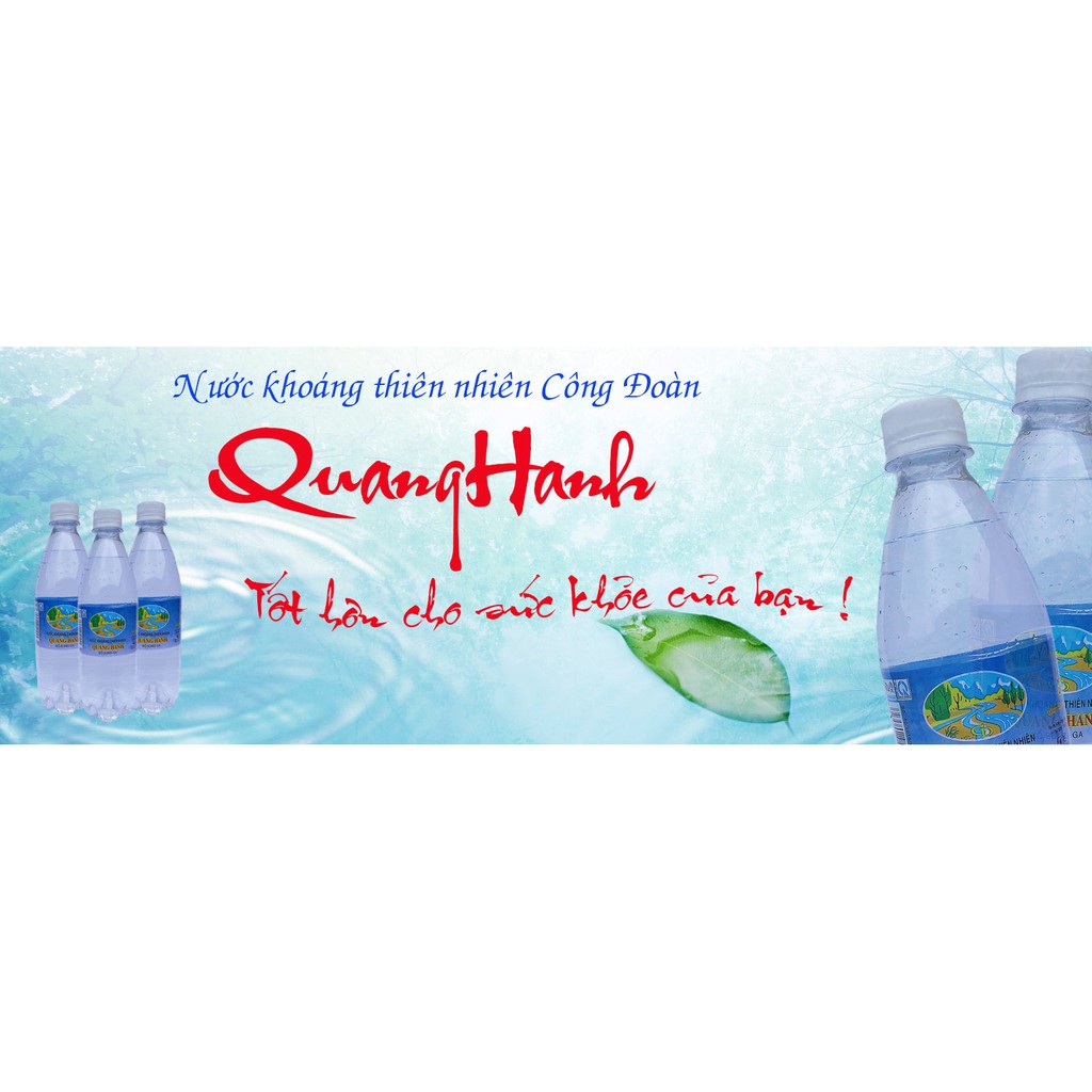 Nước khoáng mặn Quang Hanh (chai 500ml)