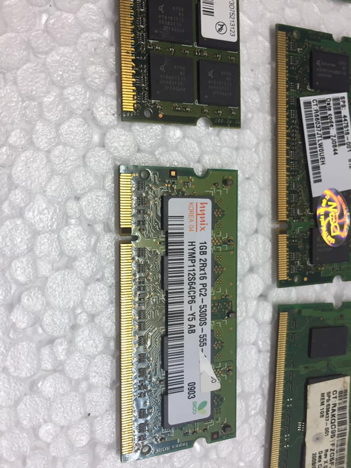 Ram DDR2 dùng cho Laptop DDRam II 1G Bus 800