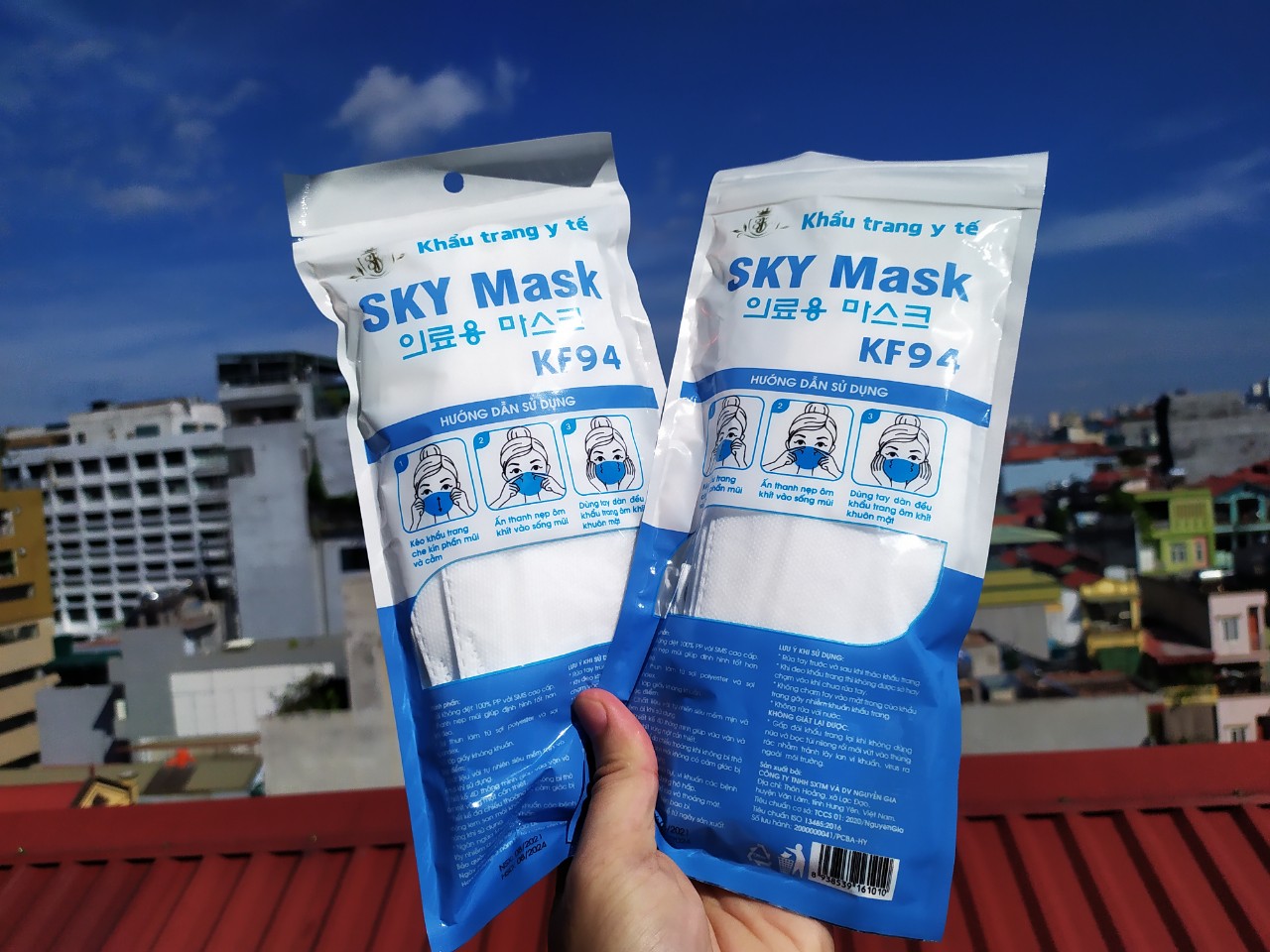Khẩu trang y tế KF94 SKY MASK