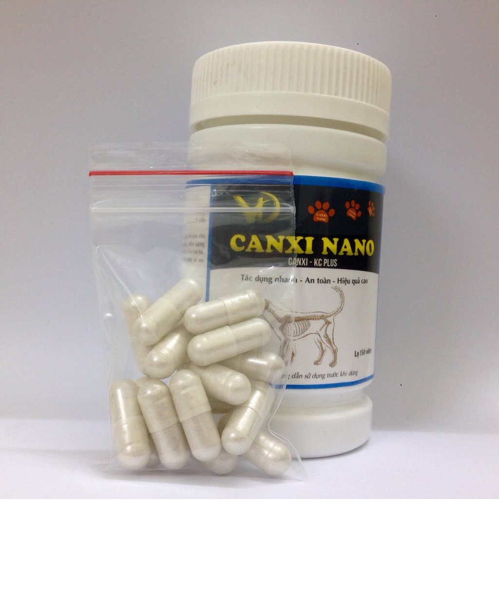 Viên canxi nano cho thú cưng