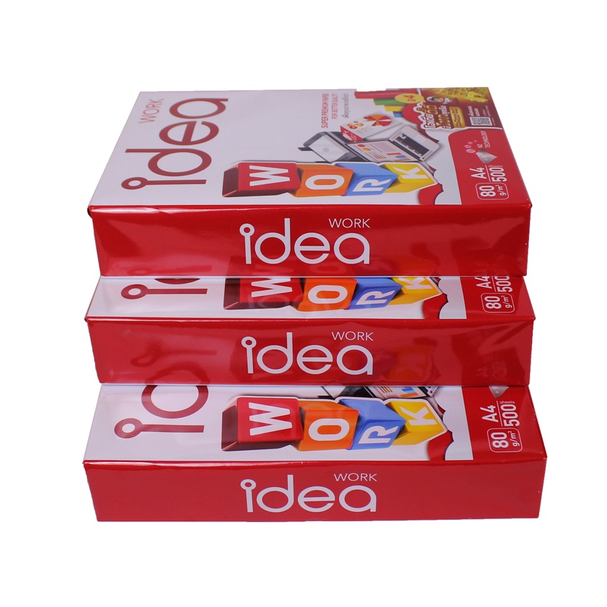 Giấy a4 idea 70gsm 80gsm dày 500 tờ nhập khẩu thái lan thiện phước