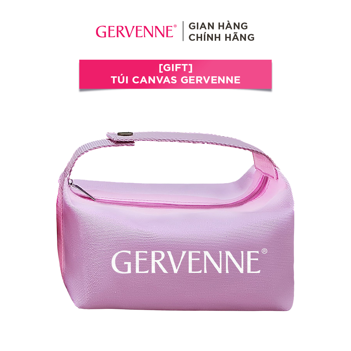[Gift] Túi make-up/ Túi canvas Gervenne