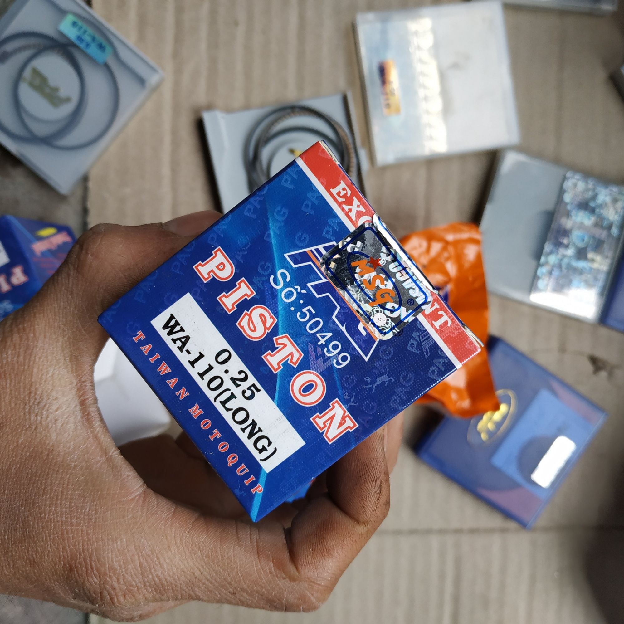 séc măng pistong hơi 110cc cos 1 2 3 PAG