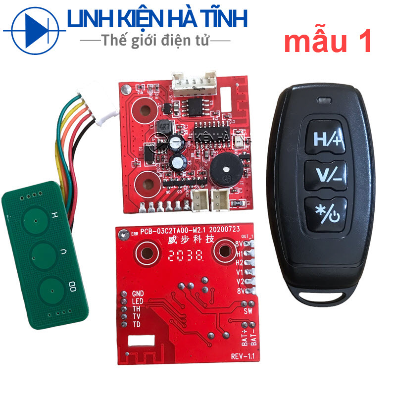 Linh kiện Mạch máy cân bằng laze điều khiển từ xa mẫu vuông, bo mạch máy laser, bo mạch điều khiển máy bắn cốt