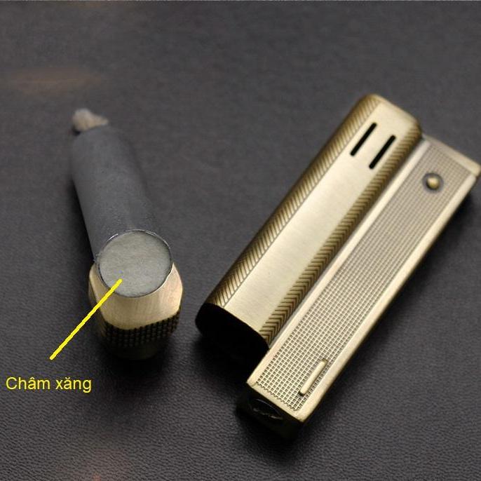 Bật lửa xăng đá đánh lửa tự động ND530