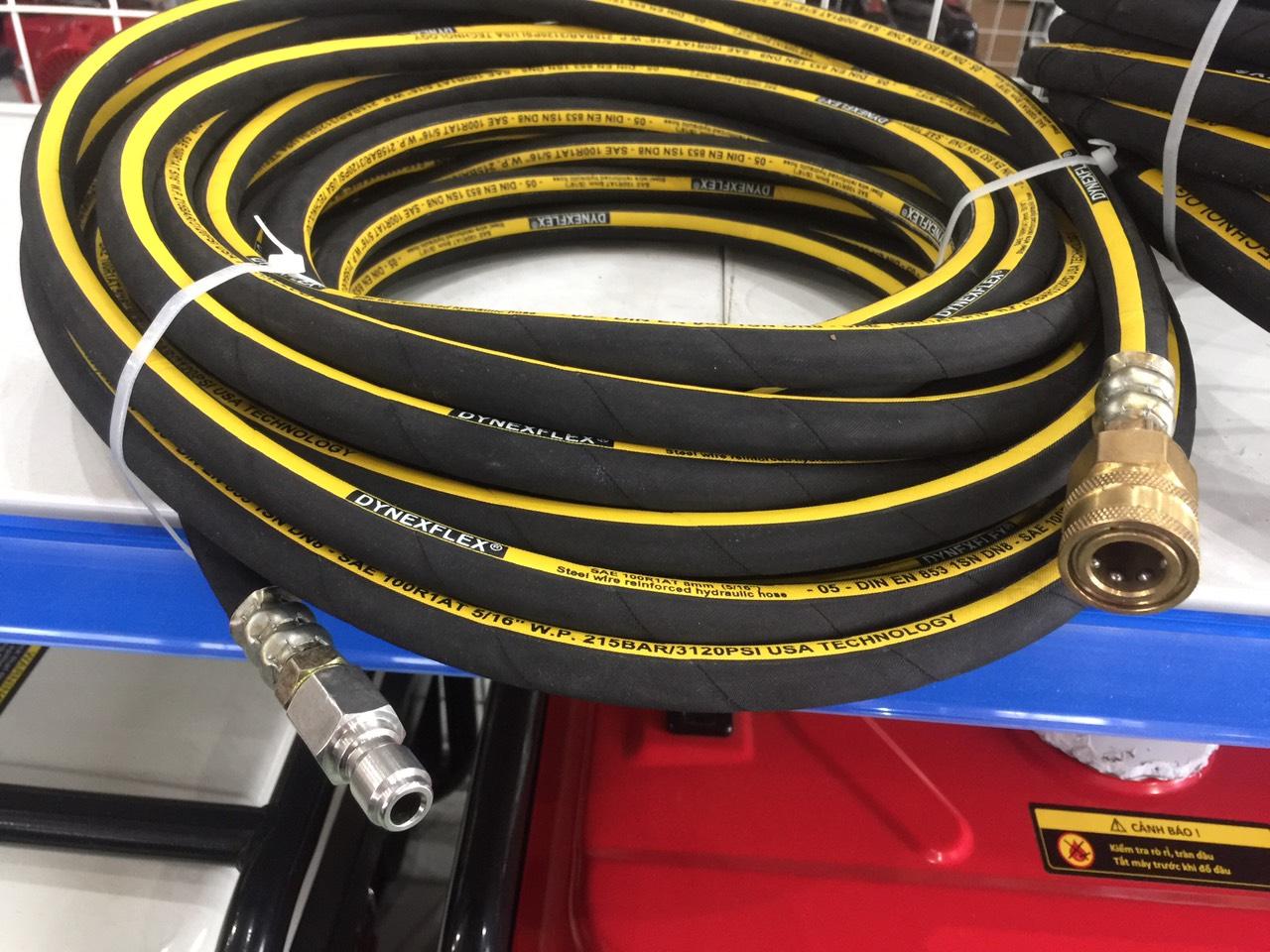 [HCM]Dây rửa xe áp lực cao bố thép 15m