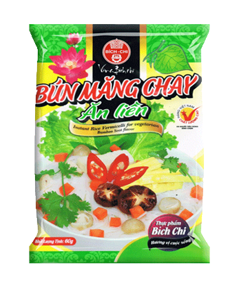 1 THÙNG 30 GÓI BÚN MĂNG CHAY ĂN LIỀN BÍCH CHI