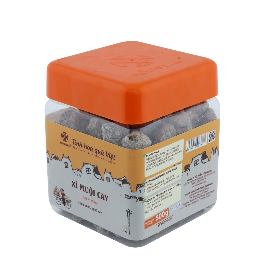 XÍ MUỘI CAY HỒNG LAM (HỘP 200G,300G,500G)
