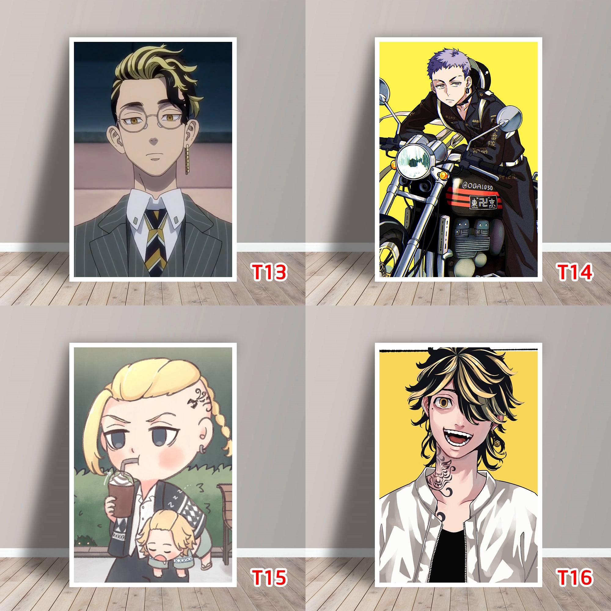 Tấm Postcard Cao Cấp Anime Tokyo Revengers (21cm x 15cm)