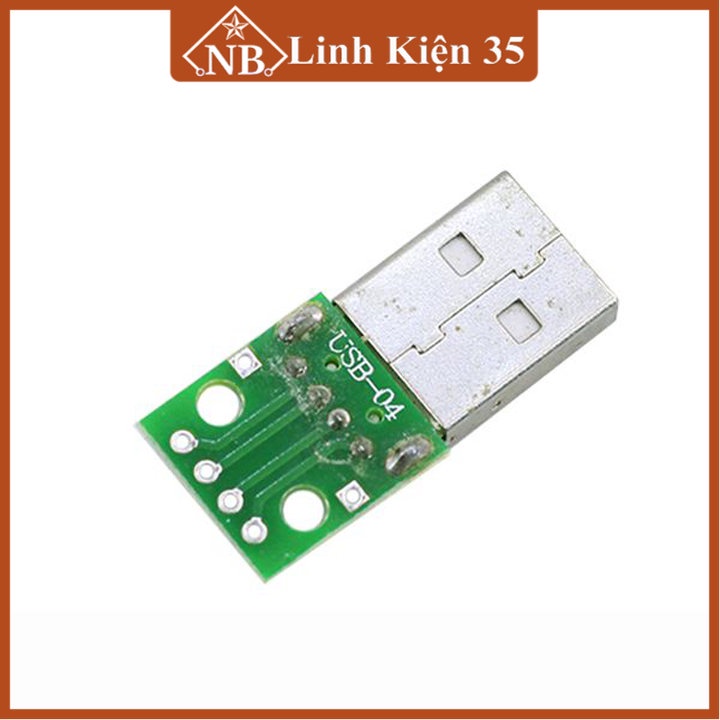 Bo chuyển USB-4P TO 2.54mil chân cắm DIP