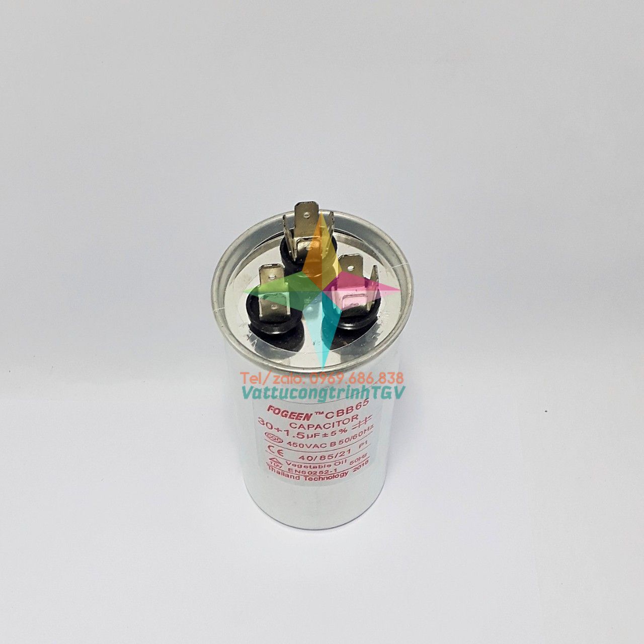 ụ kép FOGEEN CBB65 30+1.5uF +5%