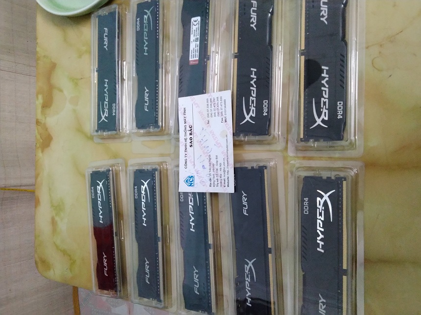Ram dành cho PC HyperX Fury Black 4G DDR4 bus 2666 mới 100%