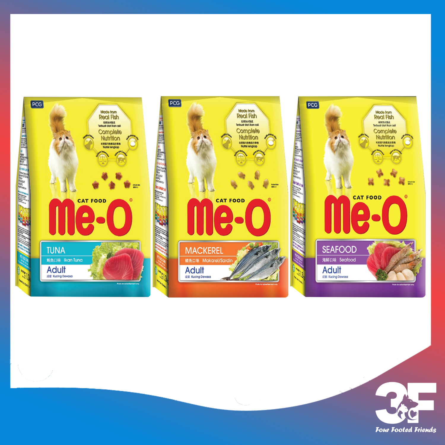 Thức Ăn Hạt Cho Mèo Me-O Gói 350G