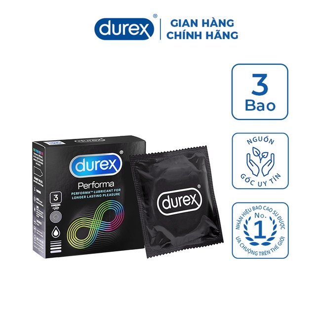 Bao cao su Durex Performa 3 bao / hộp