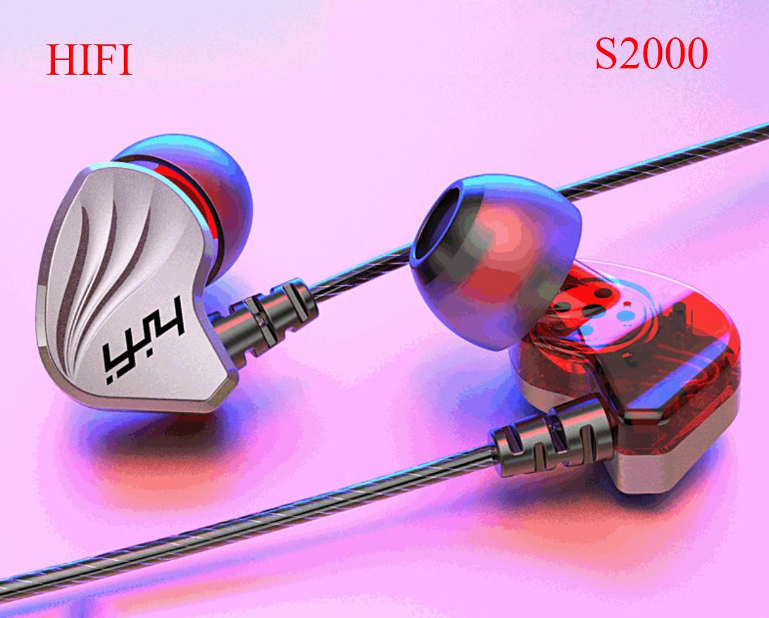 Tai Nghe Nhét Tai Có Dây Âm Thanh Cực Chuẩn HIFI S2000