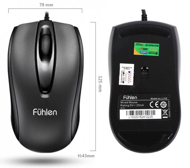 Chuột Fuhlen L102 - Chính hãng