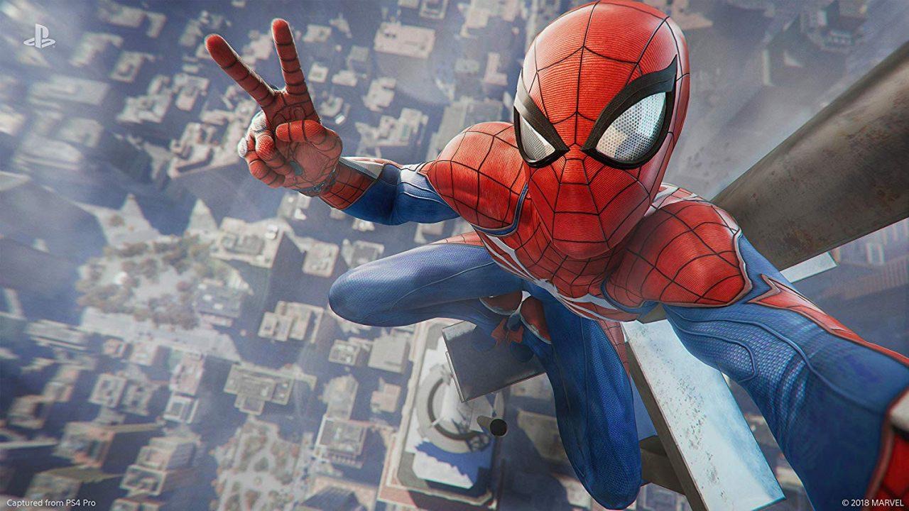 Spider man 2nd đĩa game trò chơi điện tử ps4
