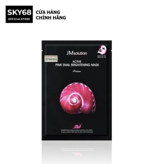 Mặt Nạ Cấp Ẩm, Trẻ Hóa Da Chiết Xuất Ốc Sên JM solution Active Pink Snail Brightening Mask 30ml thumbnail