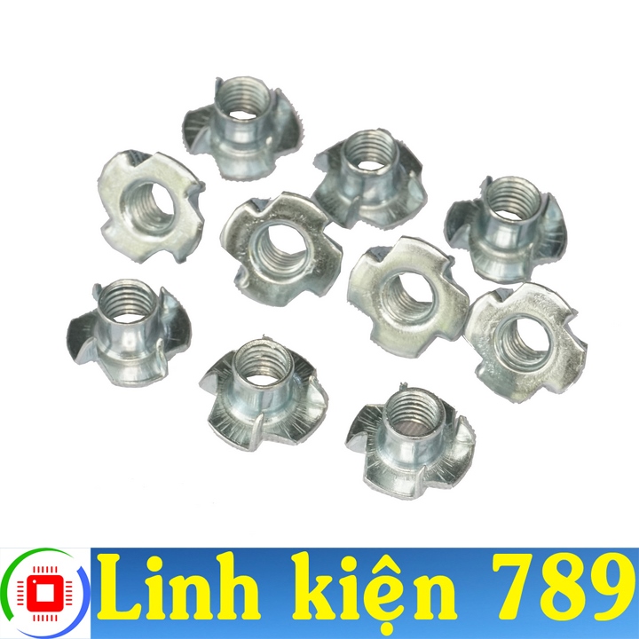 Ốc tán chấu bắt loa gỗ đai ốc bắt loa M8 ( 10 con )