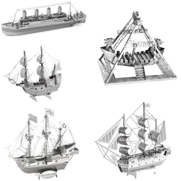 [HCM]Mô Hình Kim Loại 3D Lắp Ráp Tàu Thuyền