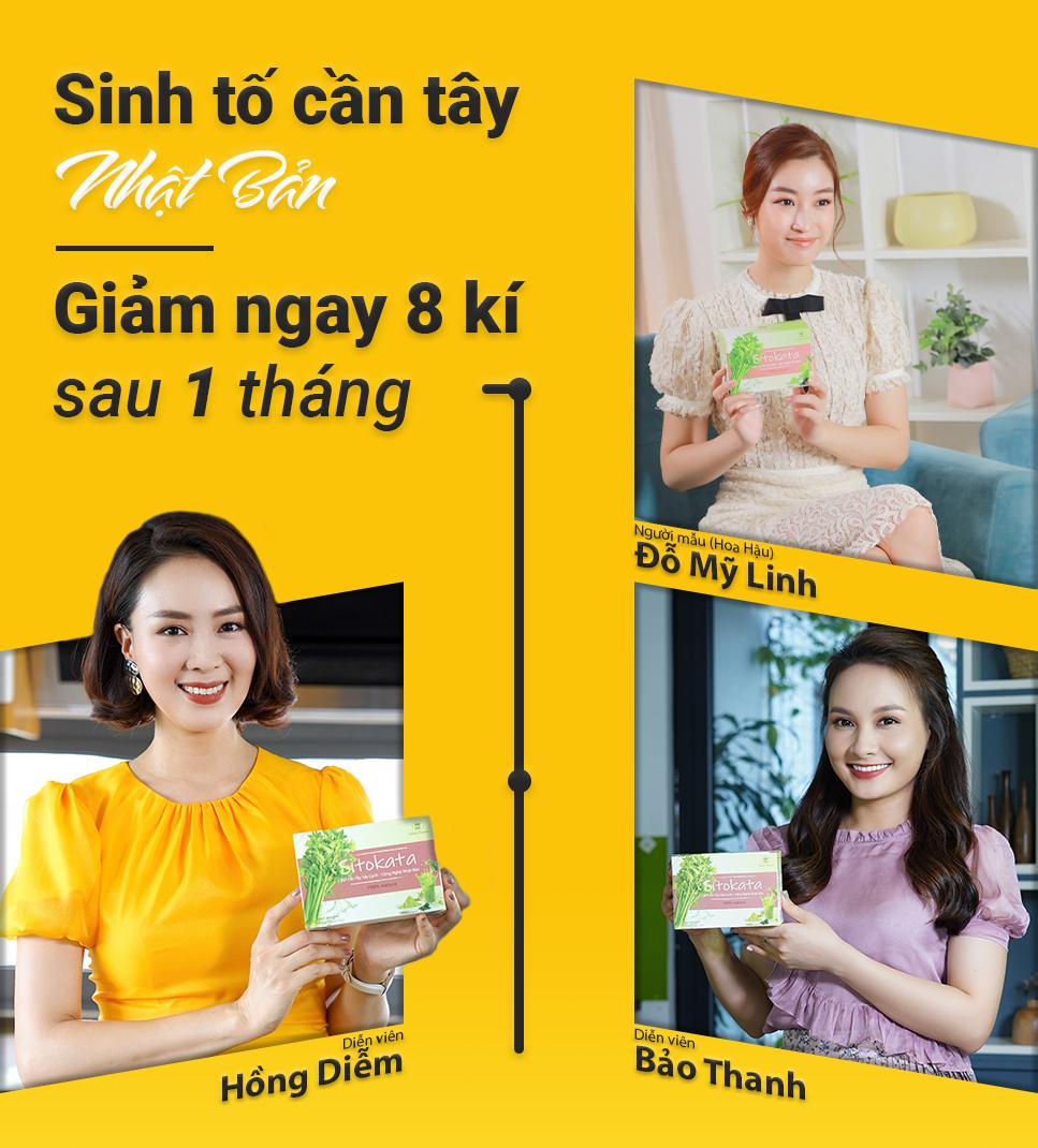 Bột Cần Tây Giảm Cân SITOKATA ( Ưu đãi từ combo 3 hộp )