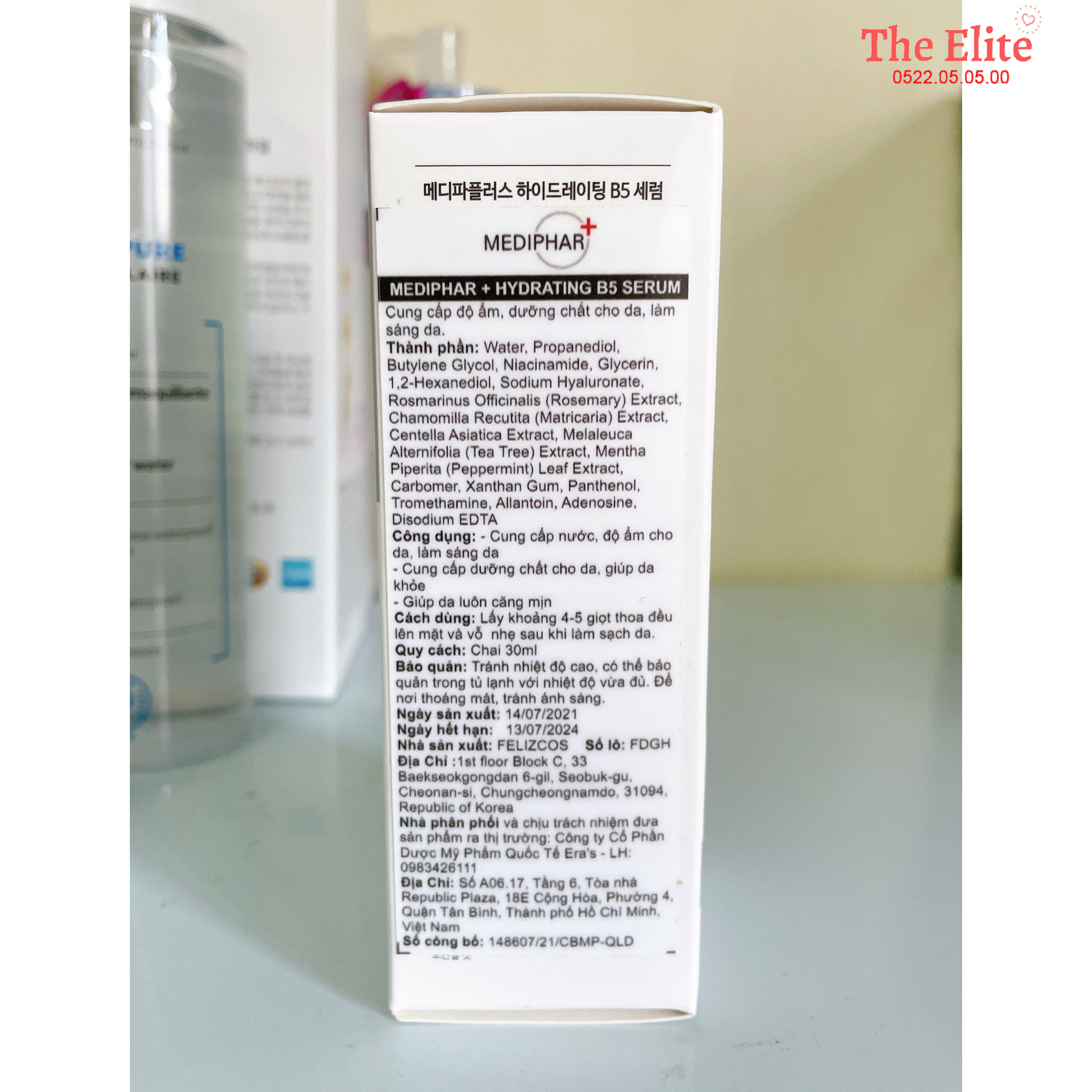 Tinh chất phục hồi B5 Mediphar - Hydrating B5 Serum 30ml
