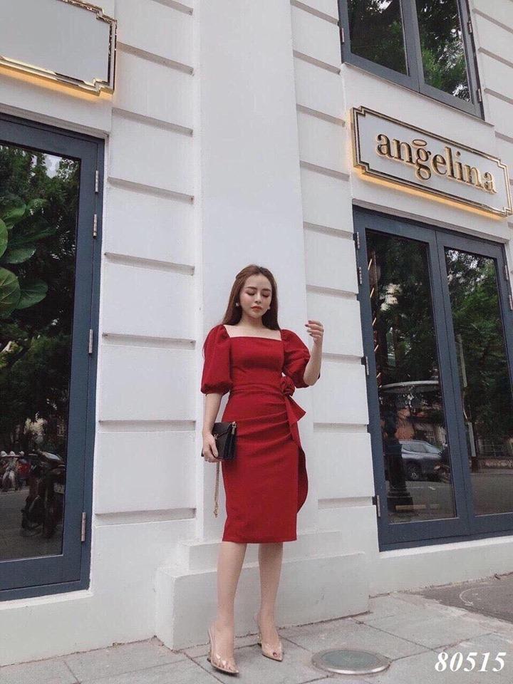 [HCM]ĐẦM ÔM DỰ TIỆC ĐÍNH HOA EO SIÊU XINH