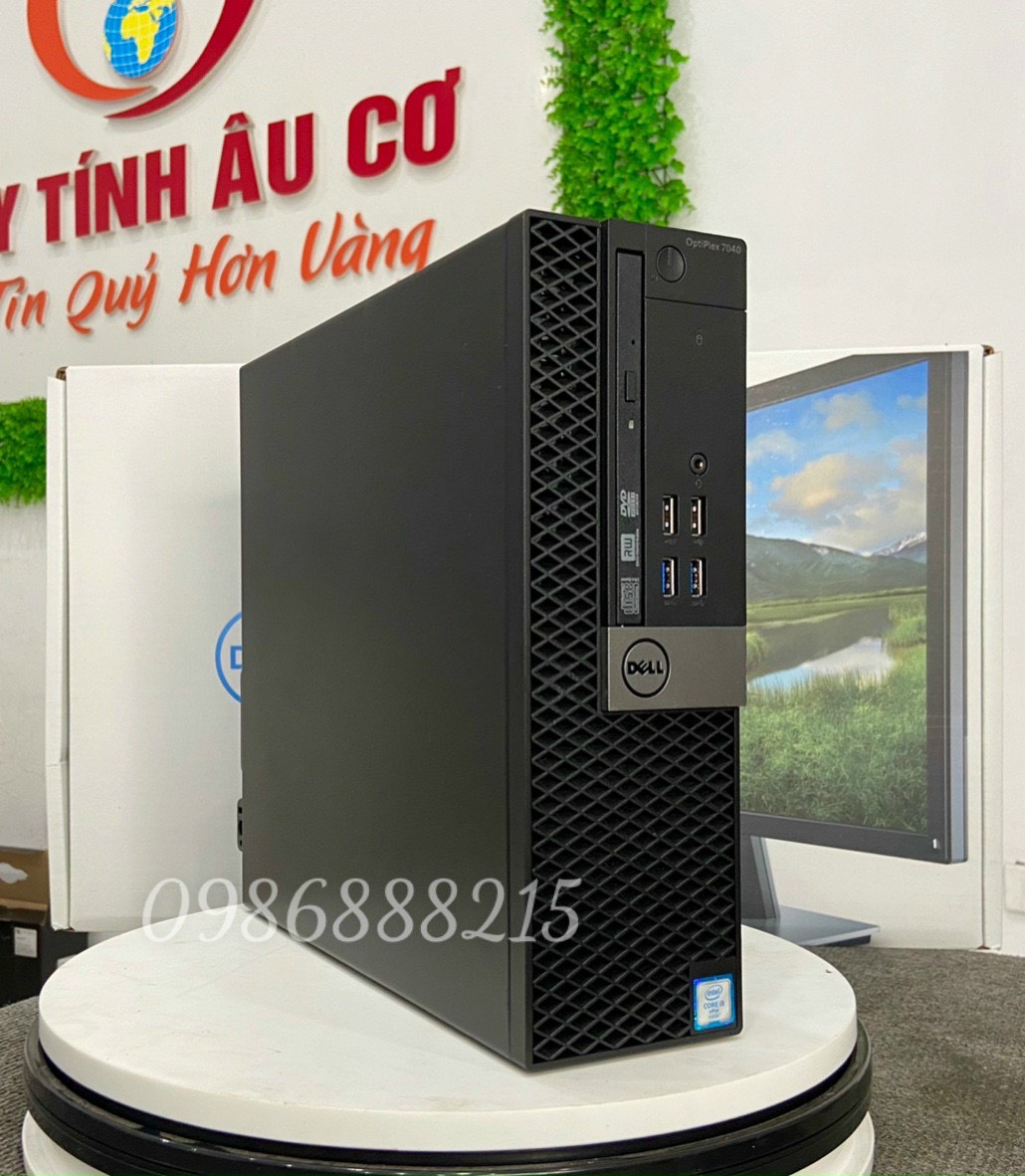 Bộ Máy Tính Đồng Bộ Dell 🎁Âu Cơ Store🎁 Case PC - Đồng Bộ Dell - Dell Optiplex 7040, CPU Core i7 6700/8Gb/SSD 240G ,  Dell 22 Wide led -  Bảo hành 12T