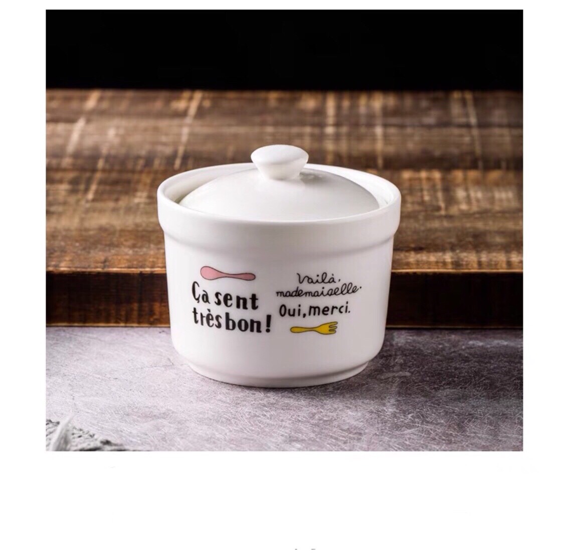 Cốc nấu cháo, chưng yến, hấp trứng 250 ml