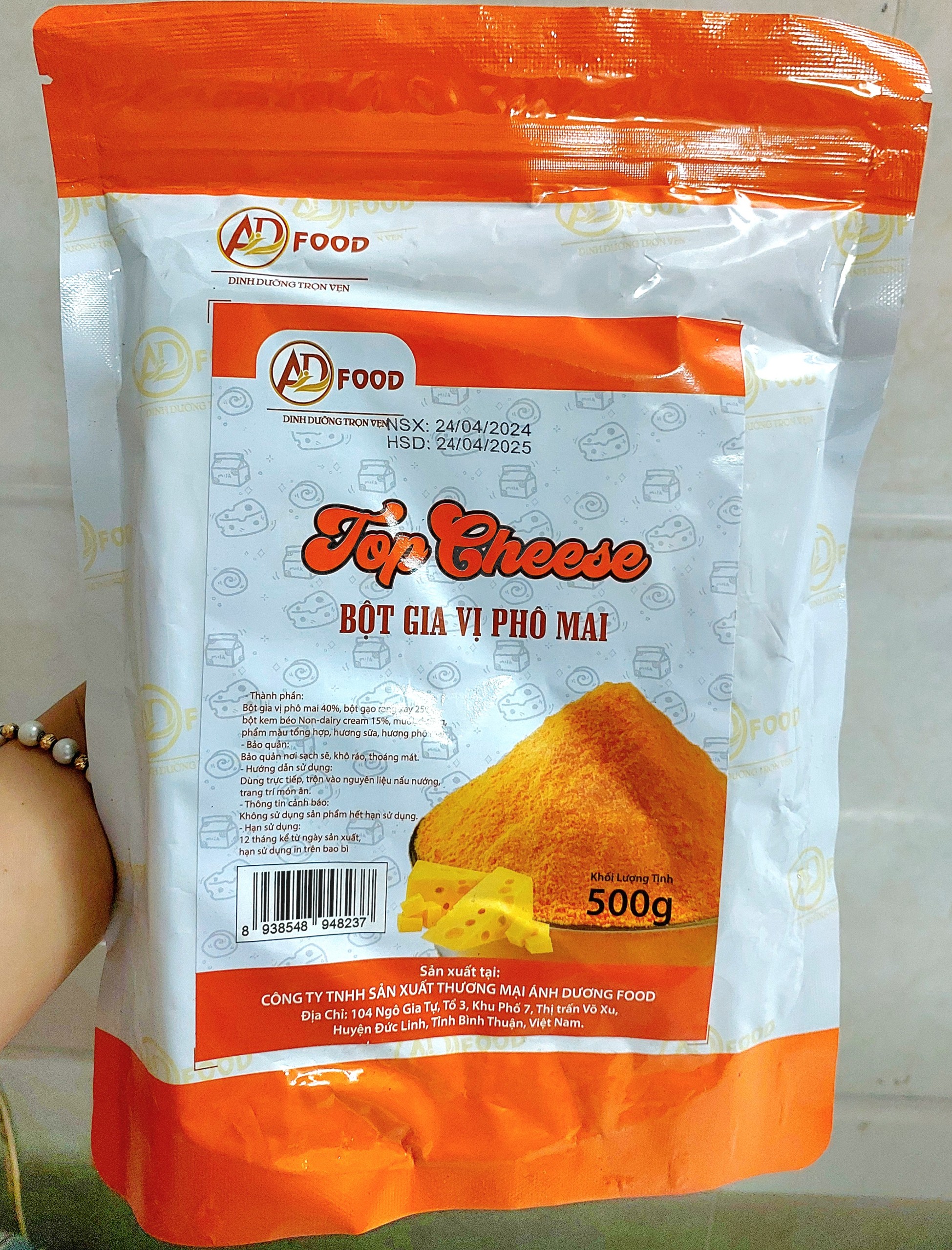 1kg Bột Phô Mai Lắc Loại Ngon_ĐNÁ/ Super Chesse/ Bột Hàn Quốc_Monhi_Food