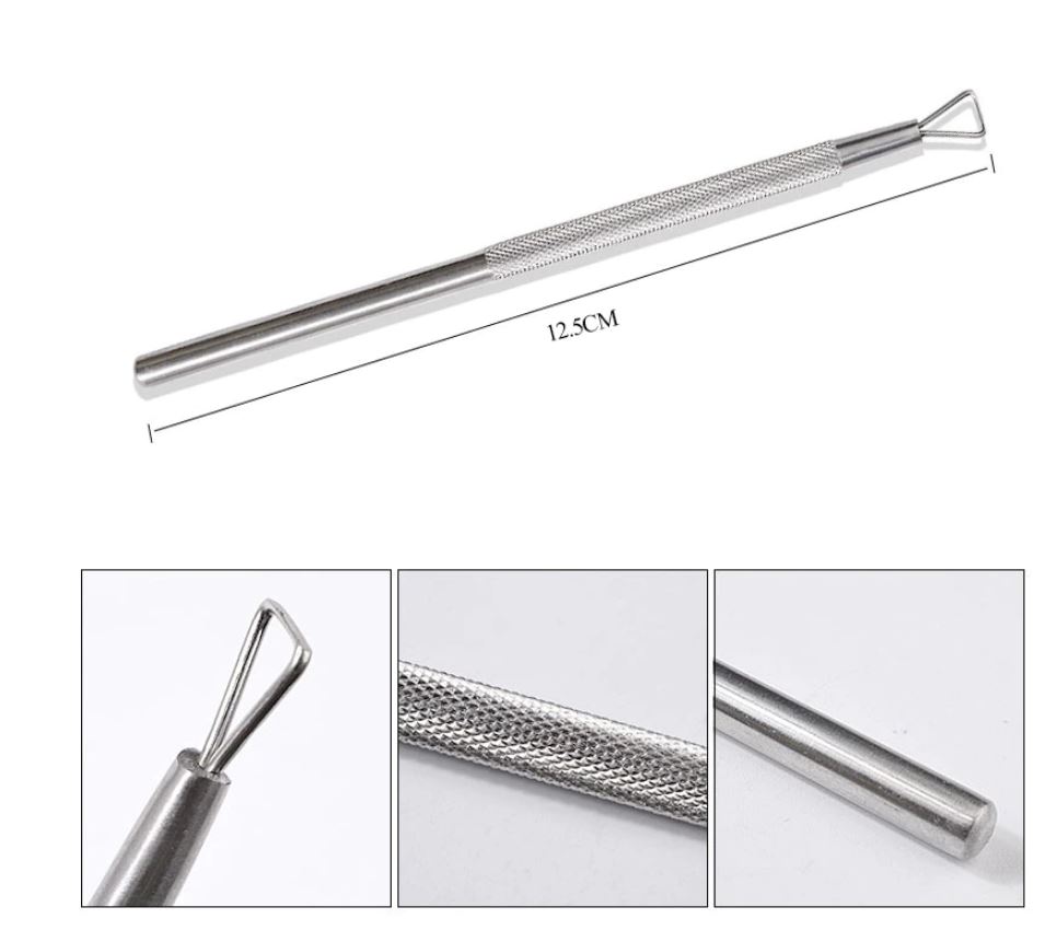 [HCM]Cây cạo sơn móng tay bằng thép không gỉ