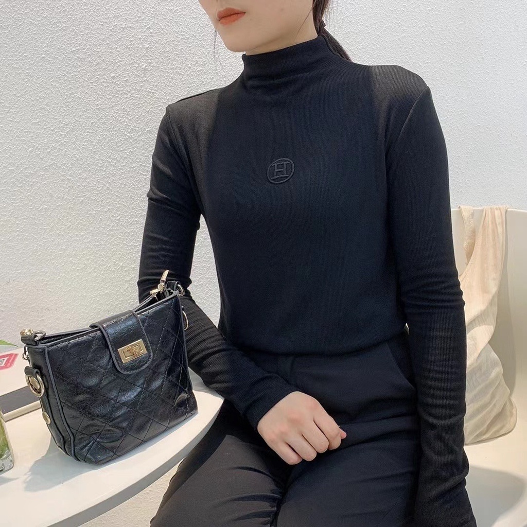 Áo giữ nhiệt nữ thêu chữ H Hàng đẹp L1