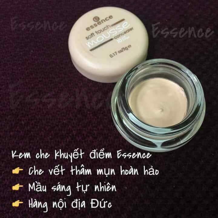 Phấn Tươi Đức Essence Soft Touch Mousse tone Màu Tự Nhiên 04
