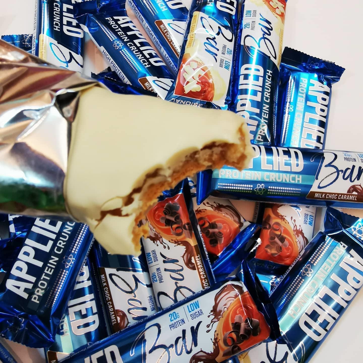 Bánh Whey Protein Bar - Applied Nutrition Applied bar protein crunch (Hộp 12 thanh)