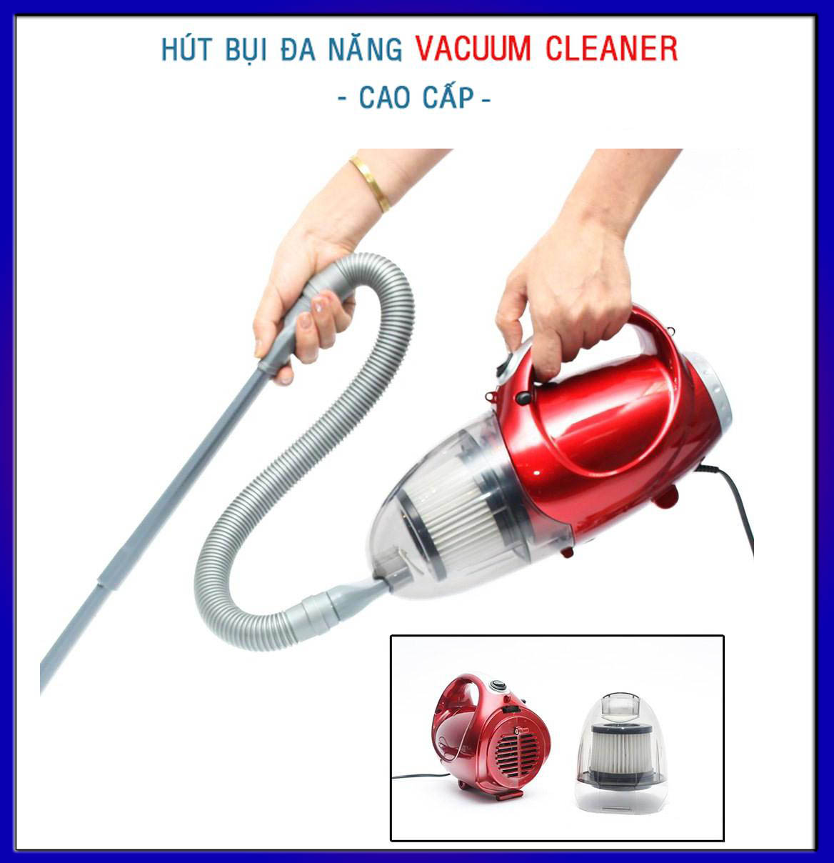 MÁY HÚT BỤI CÂM TAY 2 CHIỀU THỔI VÀ HÚT CÔNG XUẤT LỚN